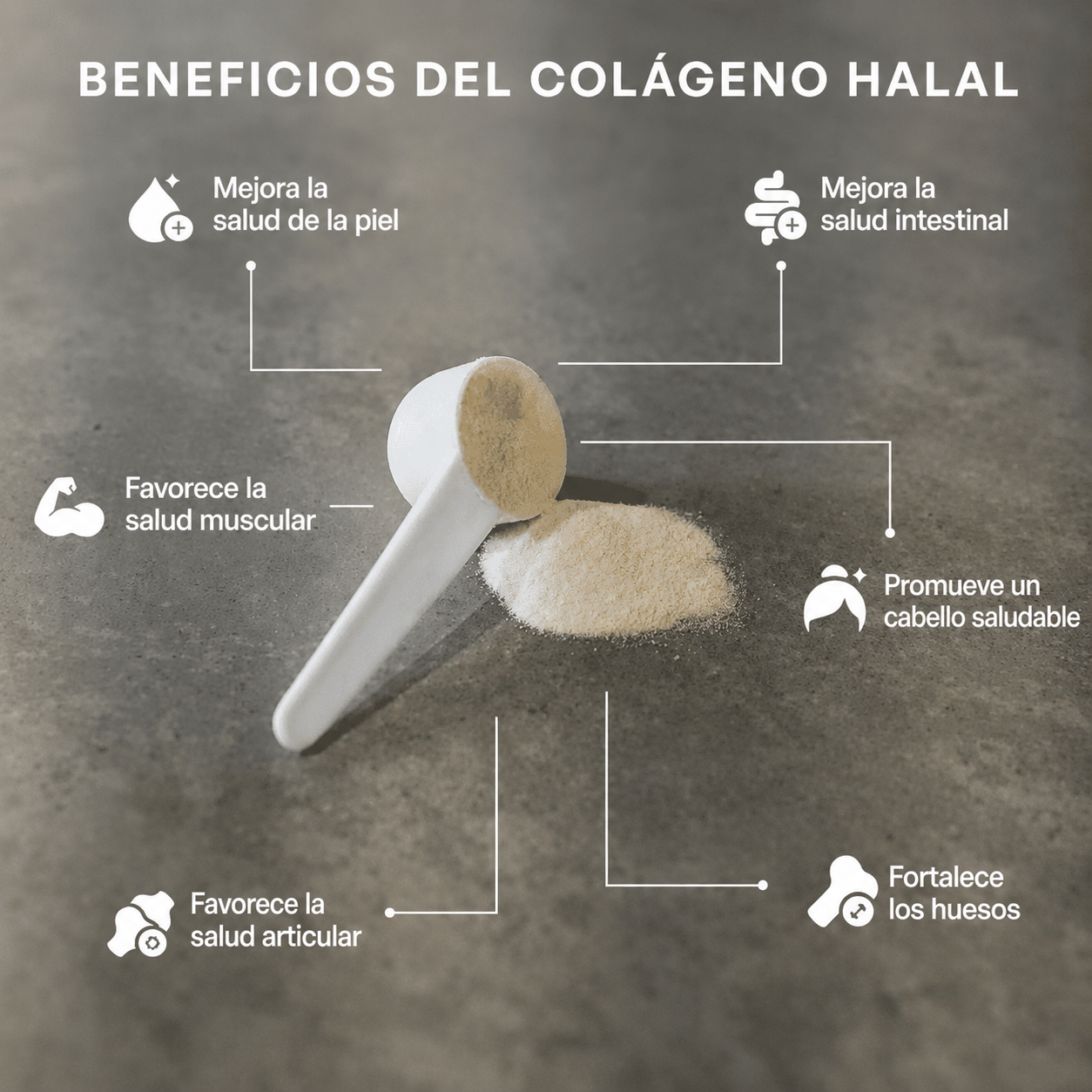 Halal Collagen - Restaura los niveles de colágeno y combate los signos del envejecimiento