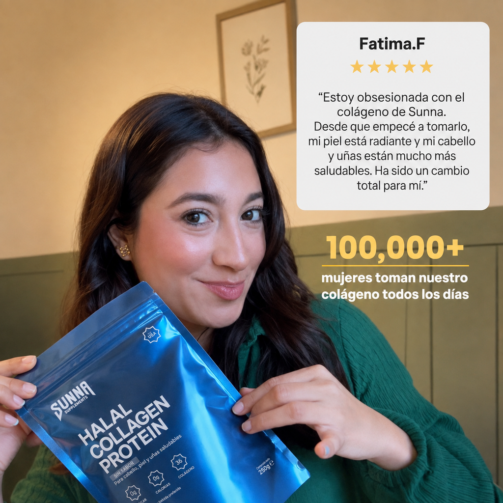 Halal Collagen - Restaura los niveles de colágeno y combate los signos del envejecimiento