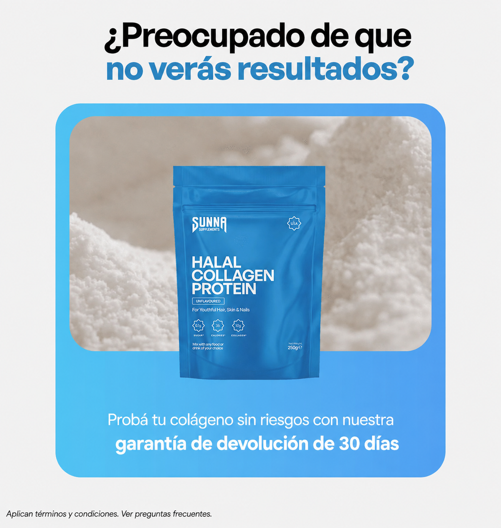 Halal Collagen - Restaura los niveles de colágeno y combate los signos del envejecimiento