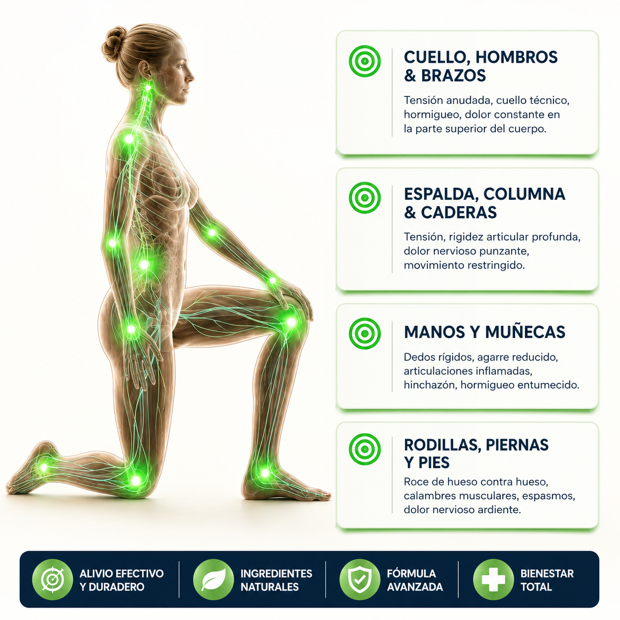 KINZENO - Gel para dolores articulares - Resultados visibles en 5 días